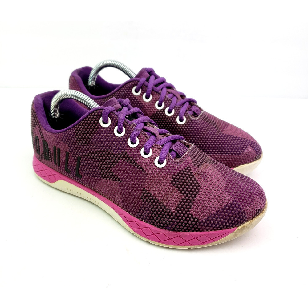 NoBull Trainer Womens Size 6.5 Purple Pink Camo Athletic Sneaker Shoes